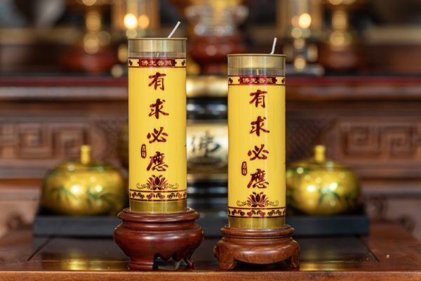 Nến đèn cầy bơ ống đỏ (3 Ngày)