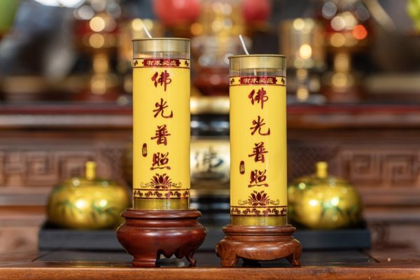 Nến đèn cầy bơ ống vàng (3 Ngày)