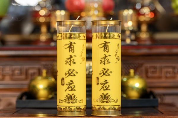 Nến đèn cầy bơ ống vàng (5 ngày)