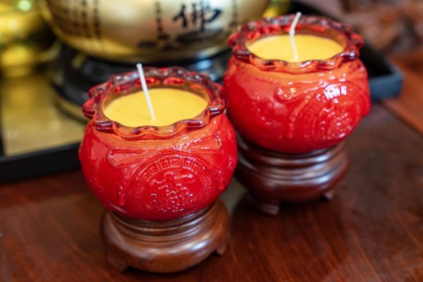 Nến Túi Tiền Thủy Tinh Vàng (3 Ngày)